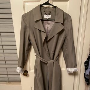 Khaki Reiss Trench Coat